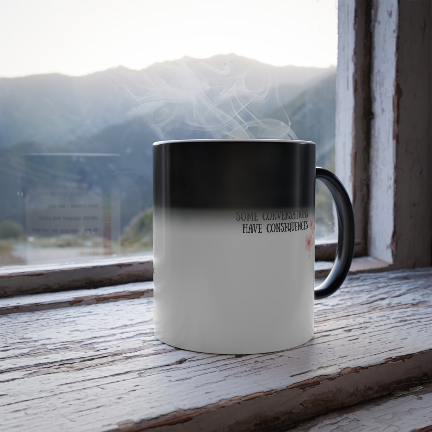 How Many Sips Until I Snap? Heat-Reactive, Color Changing Mug (11 oz)