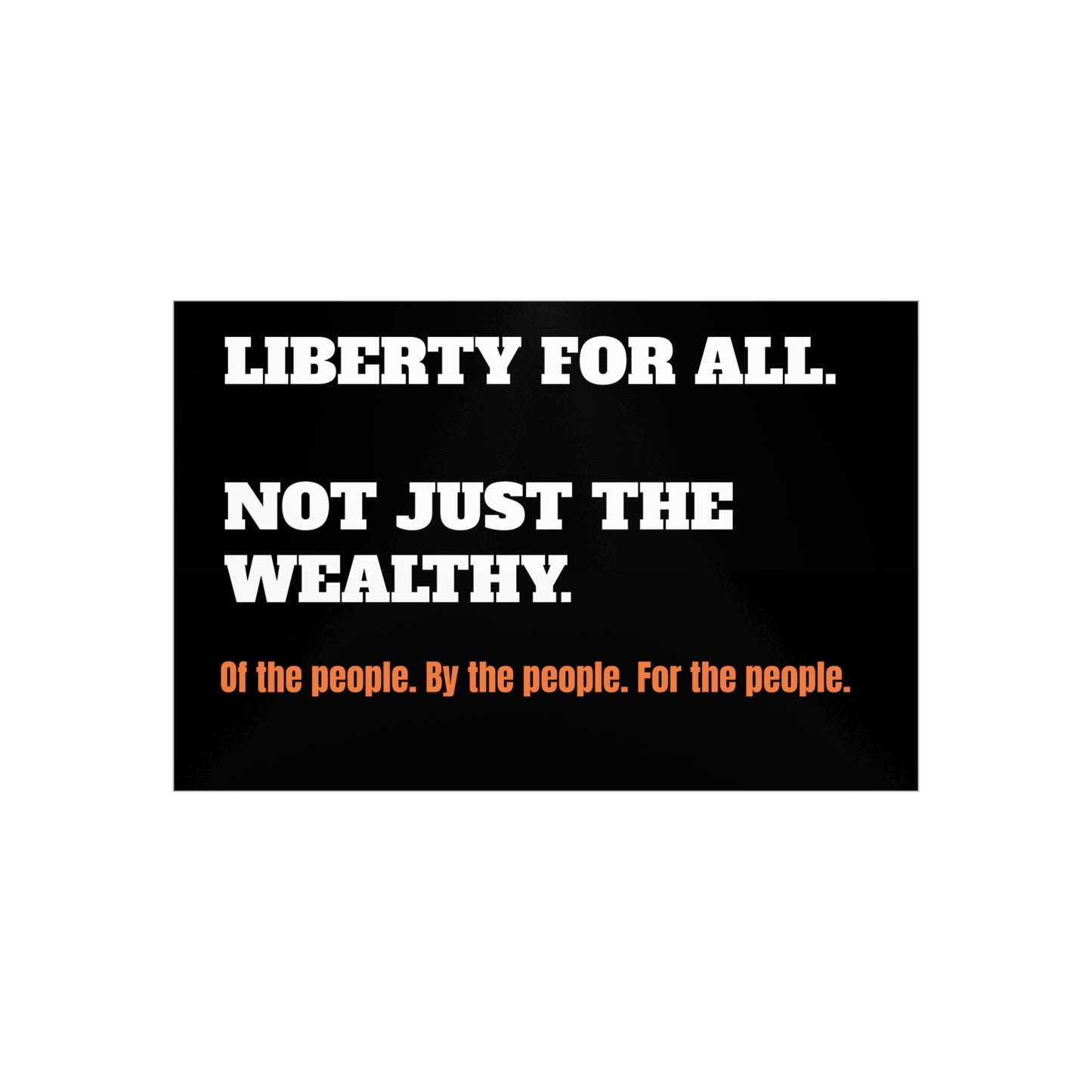 Foam Core Protest Sign – Lightweight, Bold, and Built for Action