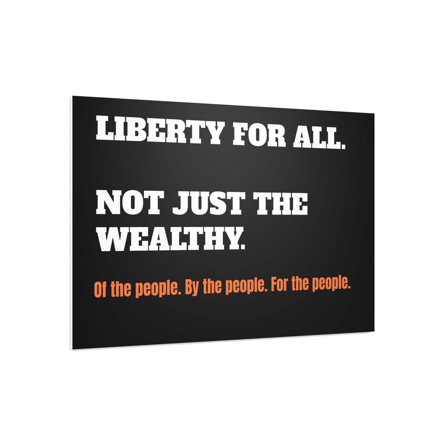 Foam Core Protest Sign – Lightweight, Bold, and Built for Action