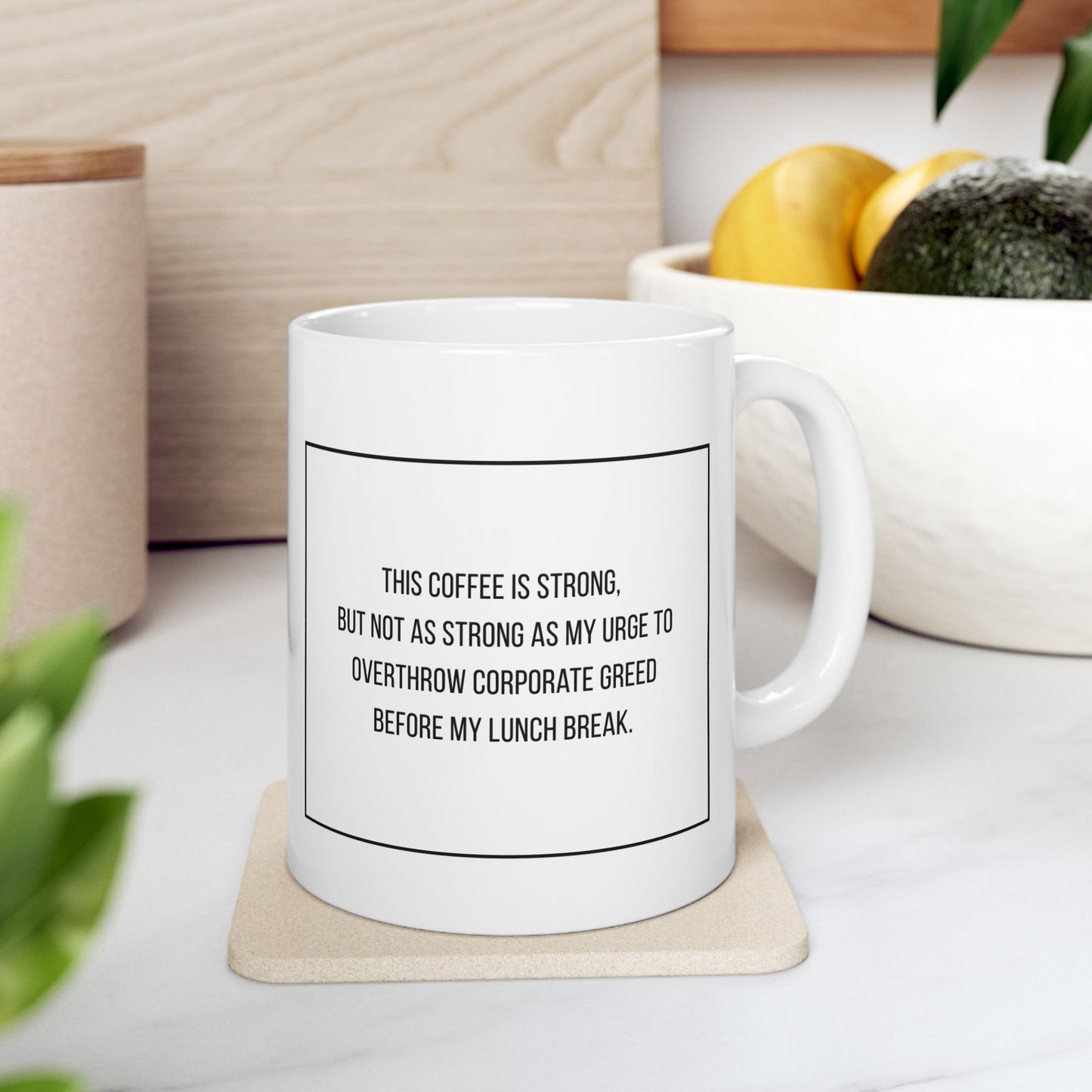 Urge to Overthrow Ceramic Mug, (11oz, 15oz)