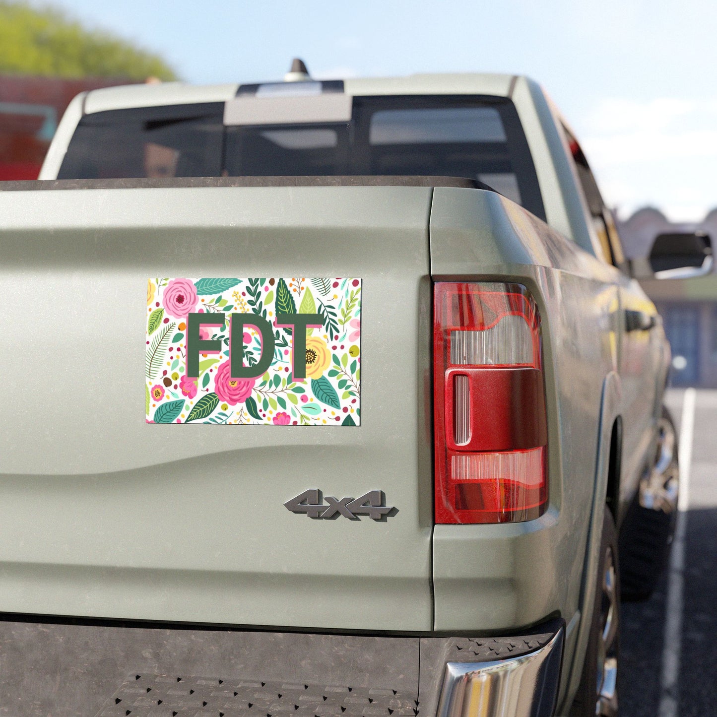 FDT Car Magnet – A Floral Warning for Those Who Played Themselves