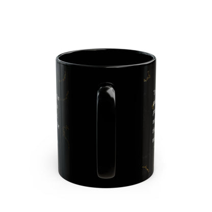 The Mediocre White Man Confidence Black Mug (11oz, 15oz)