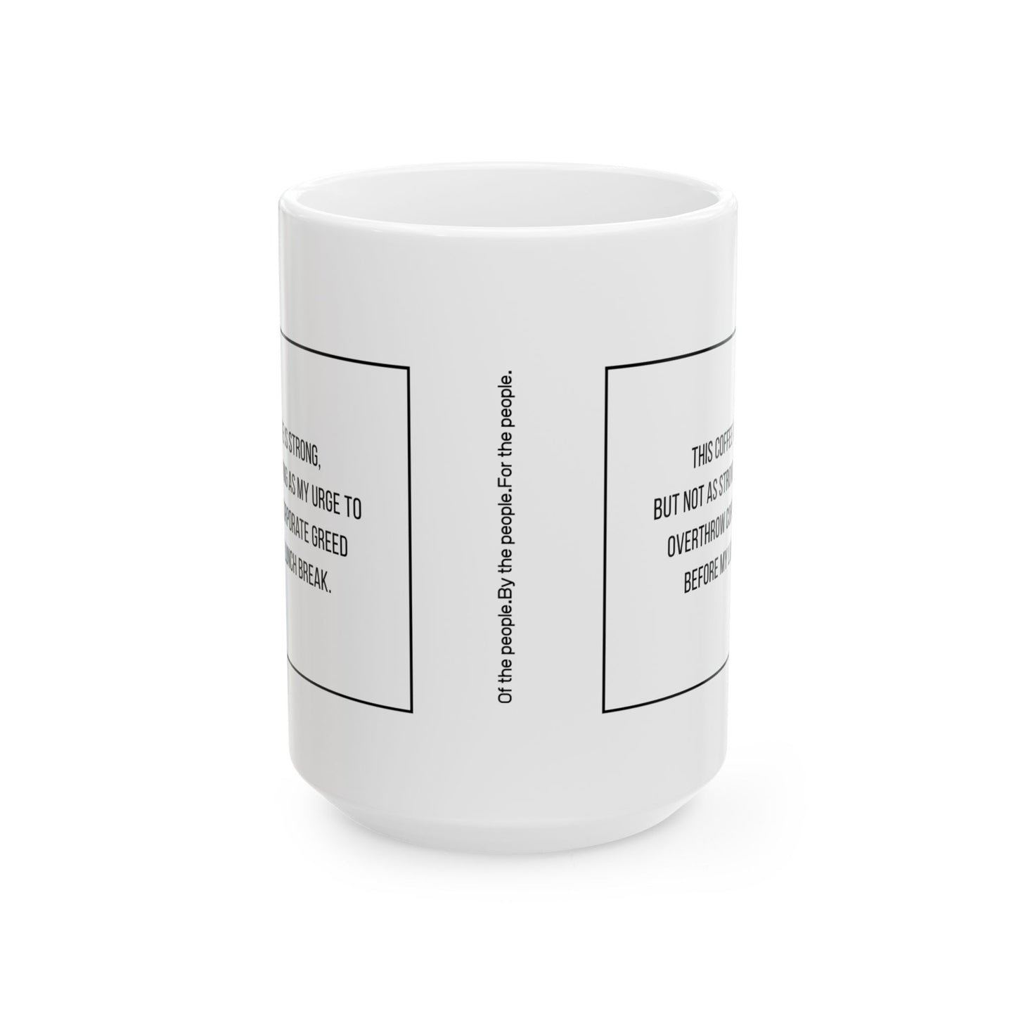 Urge to Overthrow Ceramic Mug, (11oz, 15oz)