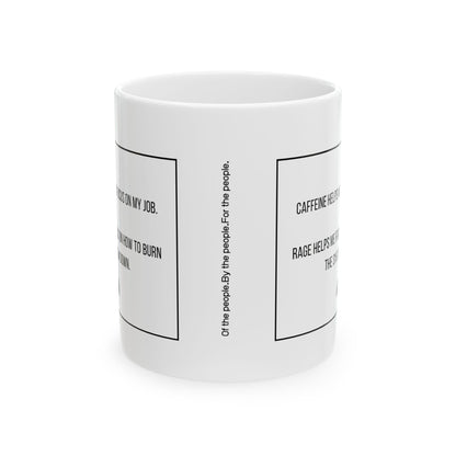 Fueled by Rage Ceramic Mug, (11oz, 15oz)