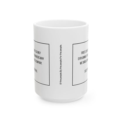 Seize the Means Ceramic Mug, (11oz, 15oz)