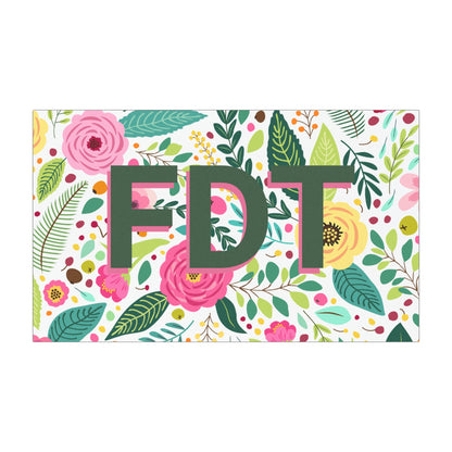 FDT Car Magnet – A Floral Warning for Those Who Played Themselves