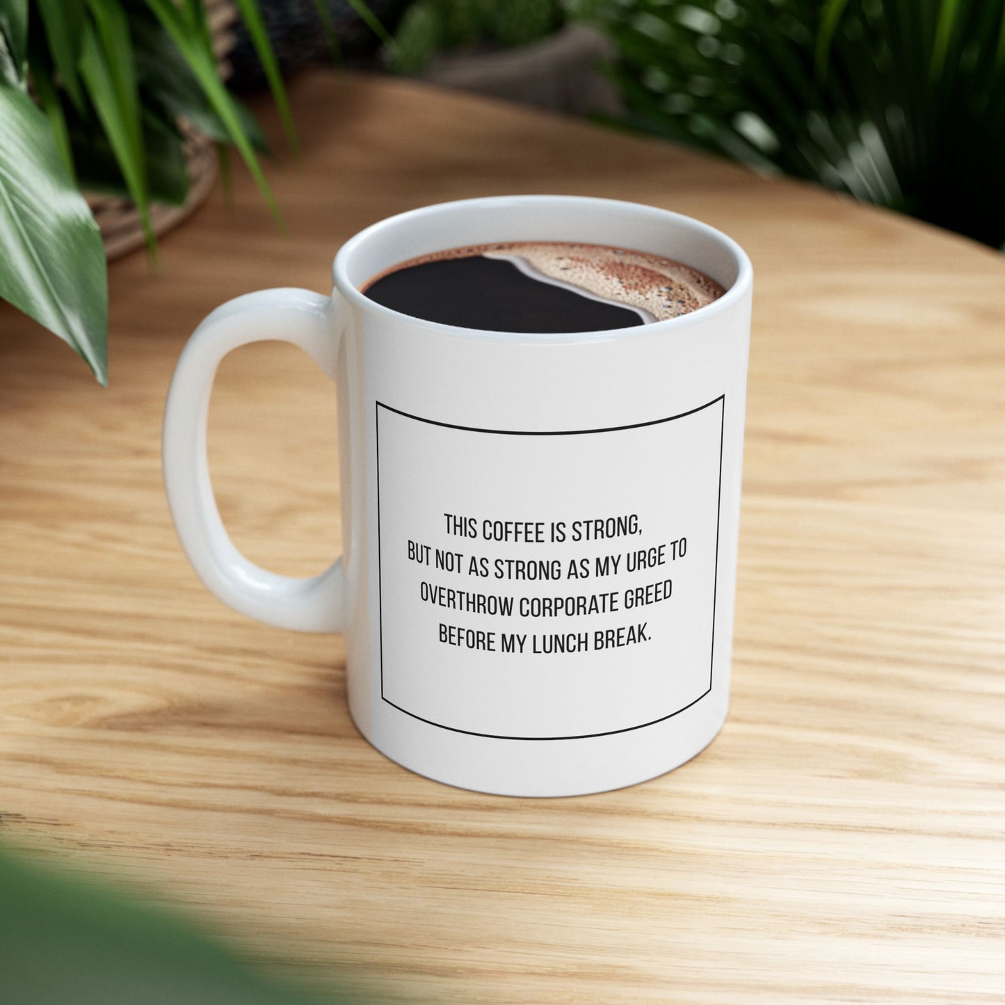 Urge to Overthrow Ceramic Mug, (11oz, 15oz)