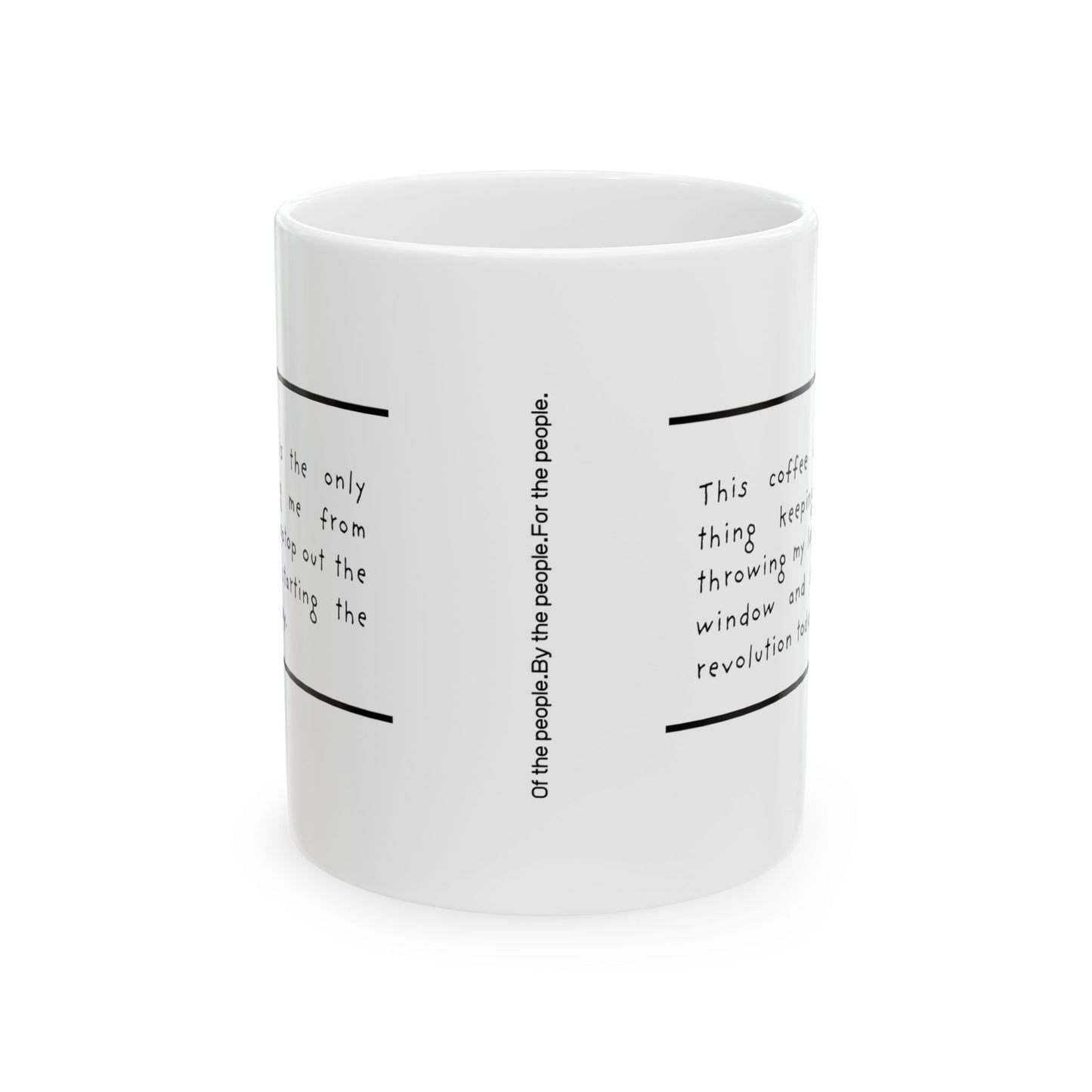Throw my Laptop Ceramic Mug, (11oz, 15oz)