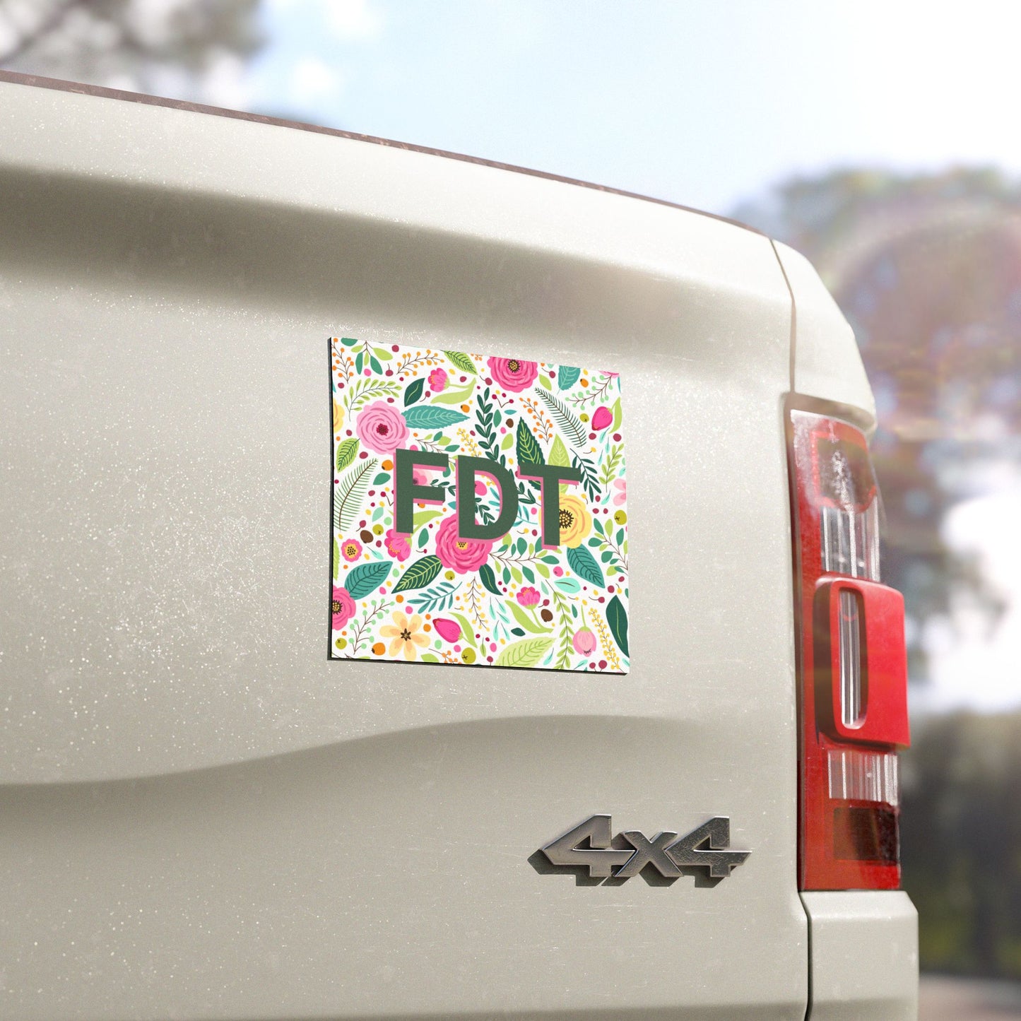 FDT Car Magnet – A Floral Warning for Those Who Played Themselves