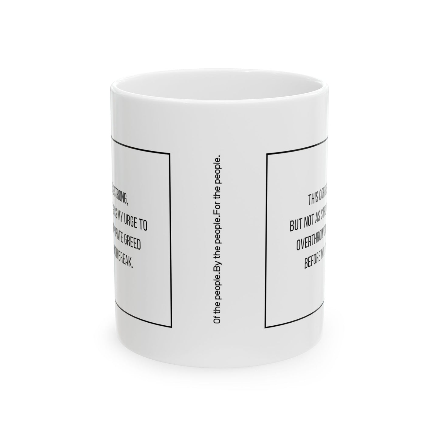 Urge to Overthrow Ceramic Mug, (11oz, 15oz)