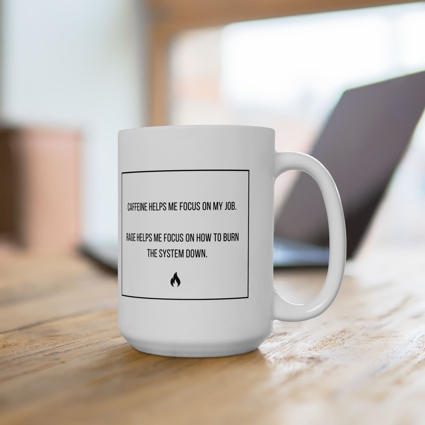 Fueled by Rage Ceramic Mug, (11oz, 15oz)