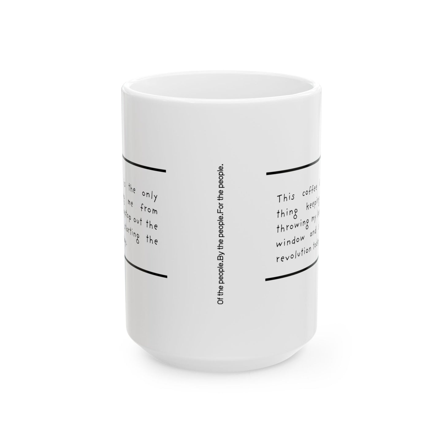 Throw my Laptop Ceramic Mug, (11oz, 15oz)