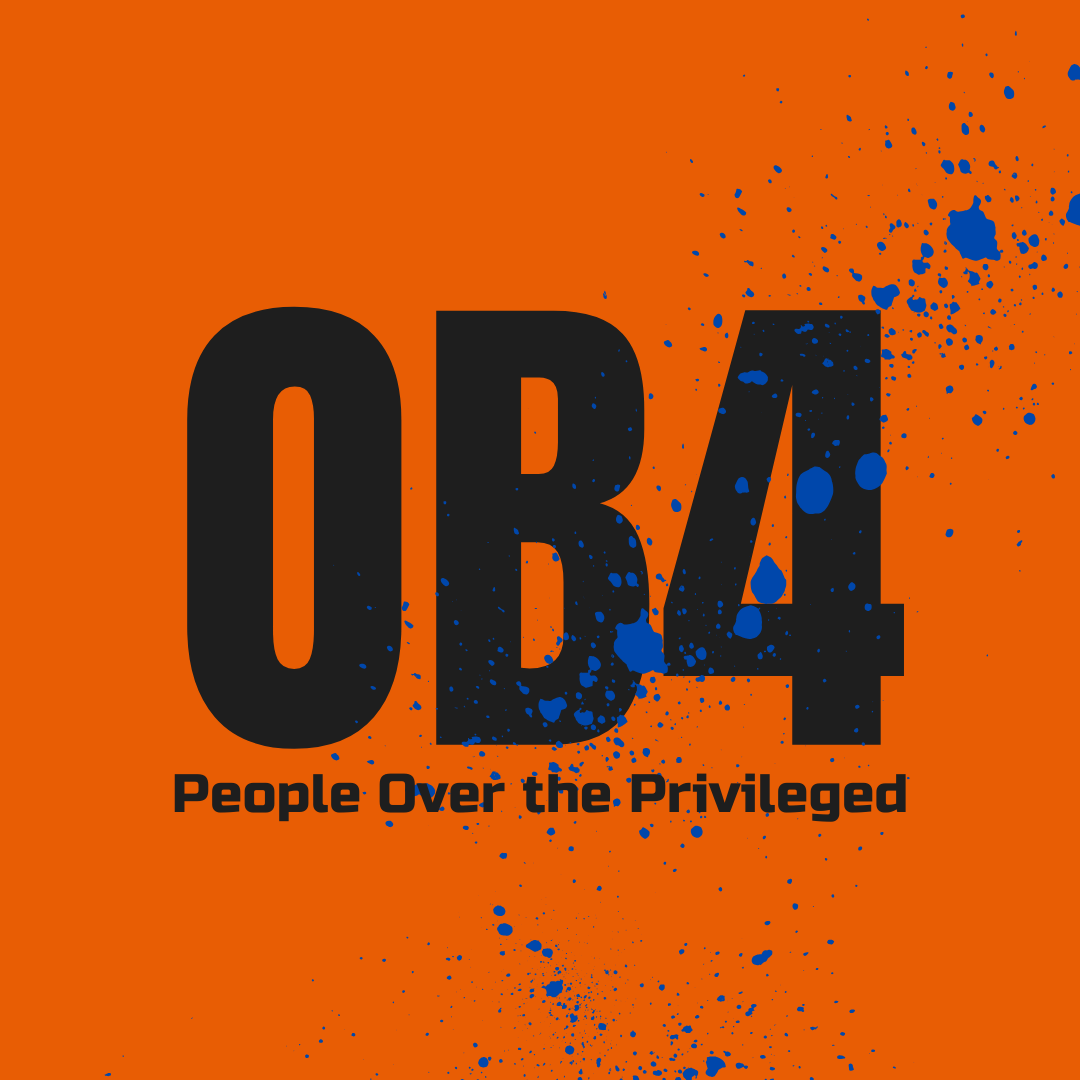 OB4 – Bold Protest Merch | People Over the Privileged